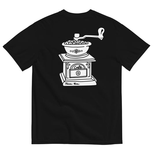 Coffee Like you mean it - Unisex garment-dyed heavyweight t-shirt black